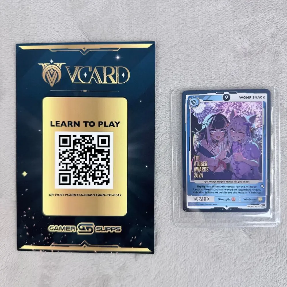 Gamer Supps V-Card TCG Shylily Filian Womp Snack 2024 Promo Card